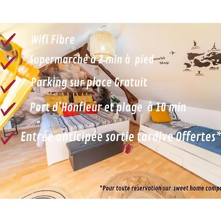 Daire ##Cocon Honfleurnormand## *